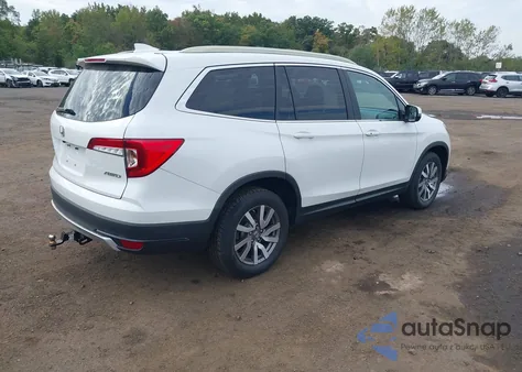 2020 Honda Pilot Awd Ex-L z USA, uszkodzony, nr VIN 5FNYF6H54LB028250